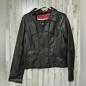 Women’s Bernardo Leather Jacket Large‎